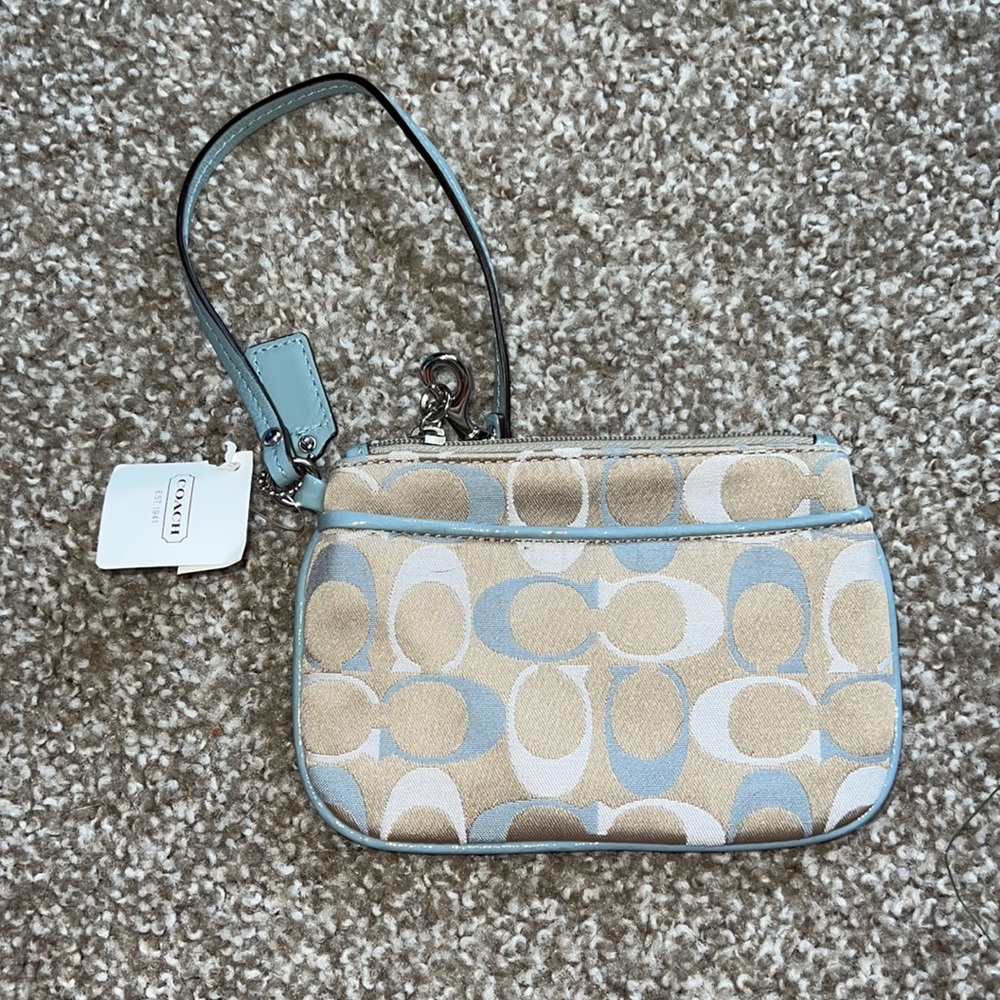 Coach wristlet wallet, NWT!